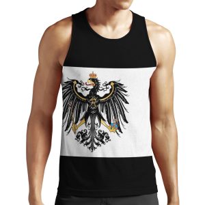 Flag Of The Kingdom Of Prussia 1892 Flag Merch All-over-print Unisex Tank Top