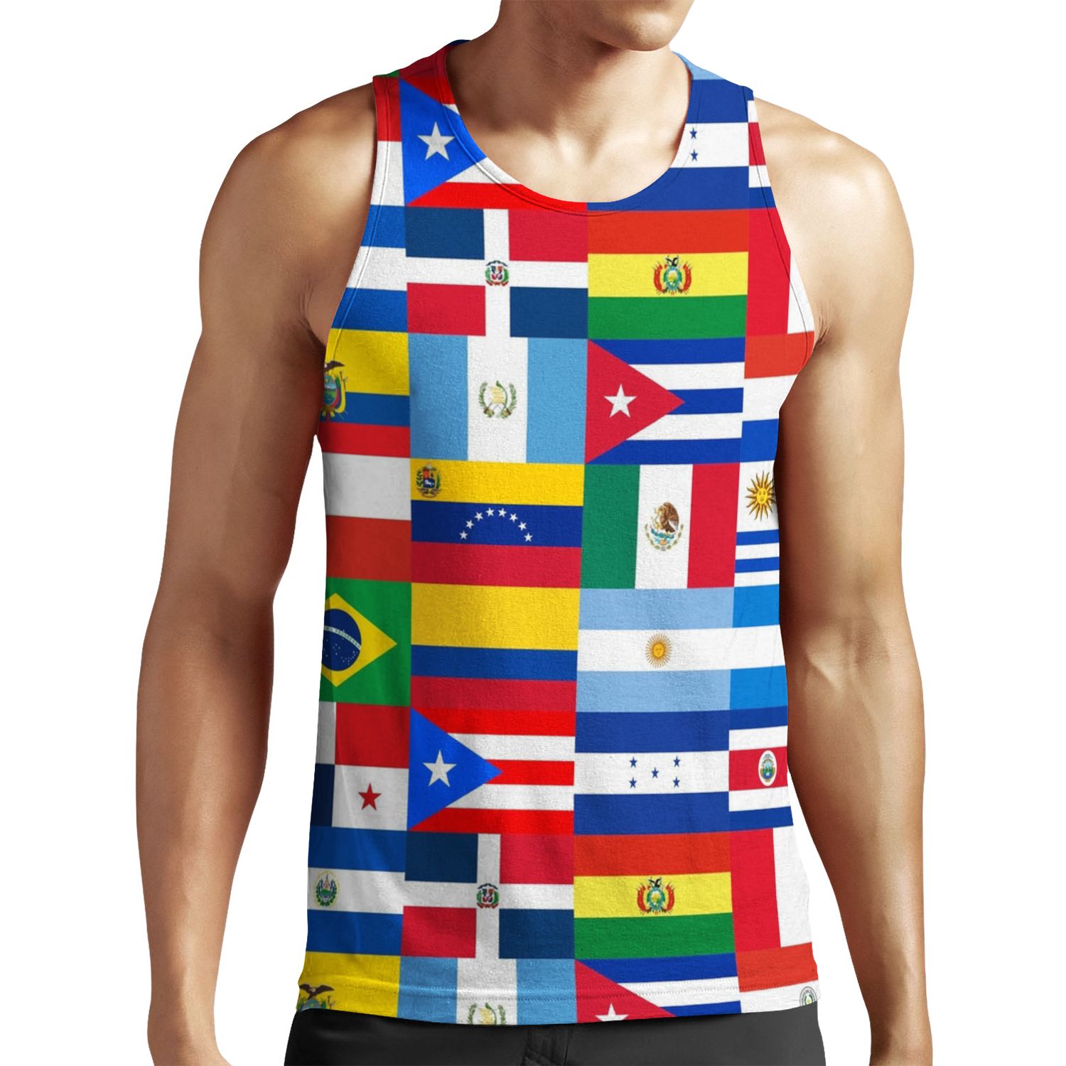 Flags Of Latin America All-over-print Unisex Tank Top