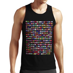Flags Of The Countries Of The World All-over-print Unisex Tank Top
