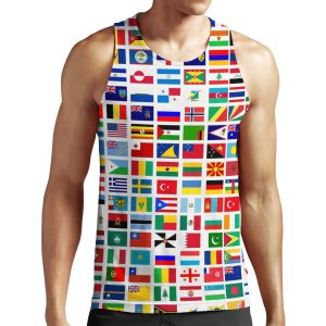 Flags Of The World All-over-print Unisex Tank Top