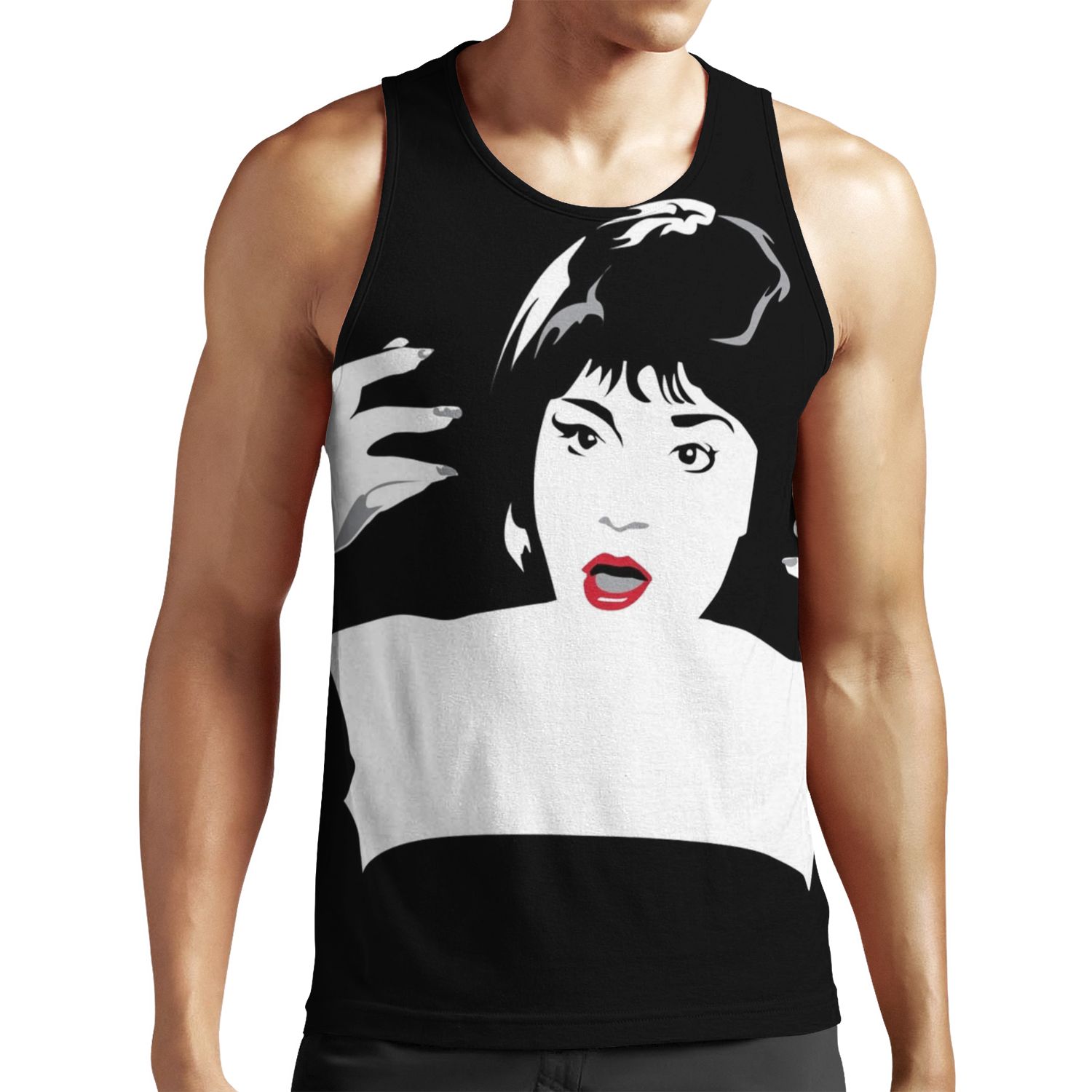 Flames On The Side Of My Face All-over-print Unisex Tank Top