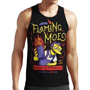 Flaming Classic Drink All-over-print Unisex Tank Top
