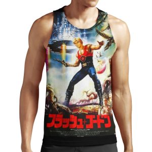 Flash Gordon Japanese All-over-print Unisex Tank Top