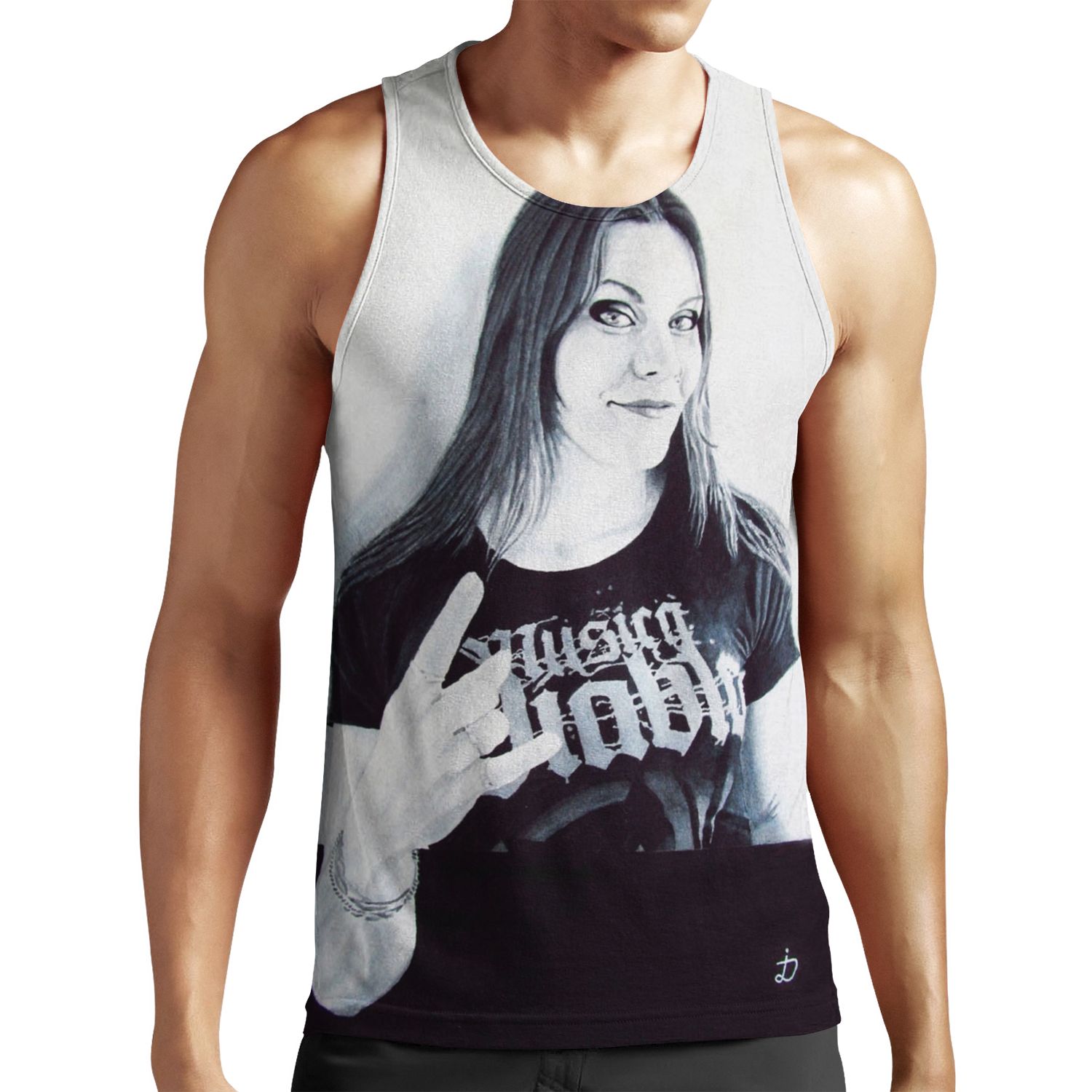 Floor Jansen Portrait All-over-print Unisex Tank Top