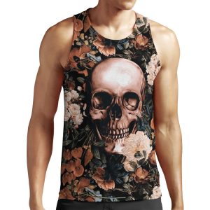 Floral And Skull Ii All-over-print Unisex Tank Top
