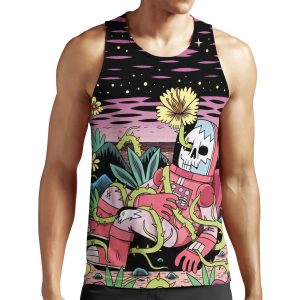 Flower All-over-print Unisex Tank Top