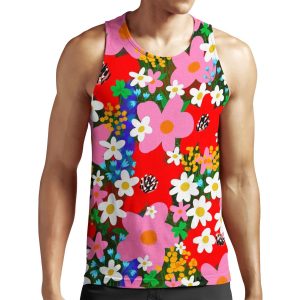 Flower Power All-over-print Unisex Tank Top