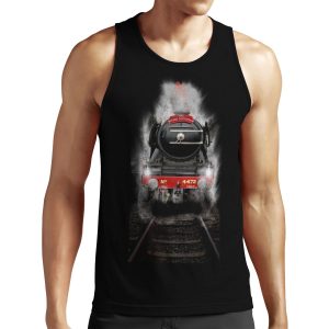 Flying Scotsman Through The Night By Motormaniac All-over-print Unisex Tank Top