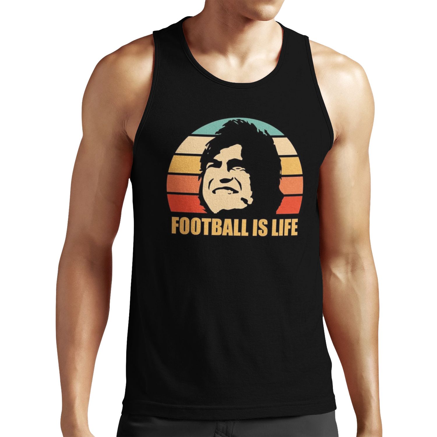 Football Is Life All-over-print Unisex Tank Top