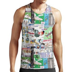 For Your Safety Collage All-over-print Unisex Tank Top