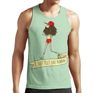 Forrest Gump I Just Felt Like Running All-over-print Unisex Tank Top