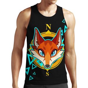Fox Head All-over-print Unisex Tank Top