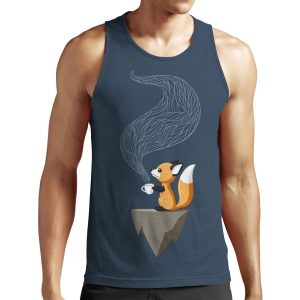 Fox Tea All-over-print Unisex Tank Top