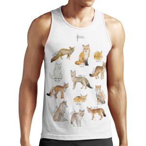 Foxes All-over-print Unisex Tank Top