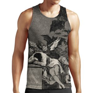 Francisco Jose De Goya Y Lucientes The Sleep Of Reason Produces Monsters 1799 All-over-print Unisex Tank Top