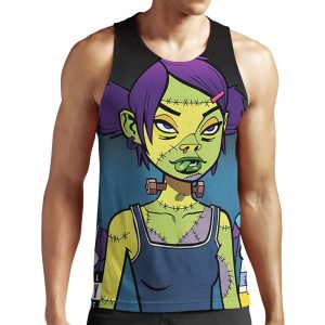 Frankenstein Girls All-over-print Unisex Tank Top