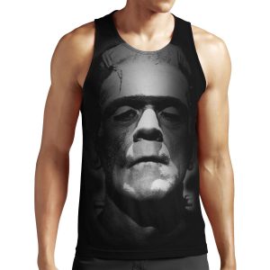 Frankenstein Monster Boris Karloff Face All-over-print Unisex Tank Top