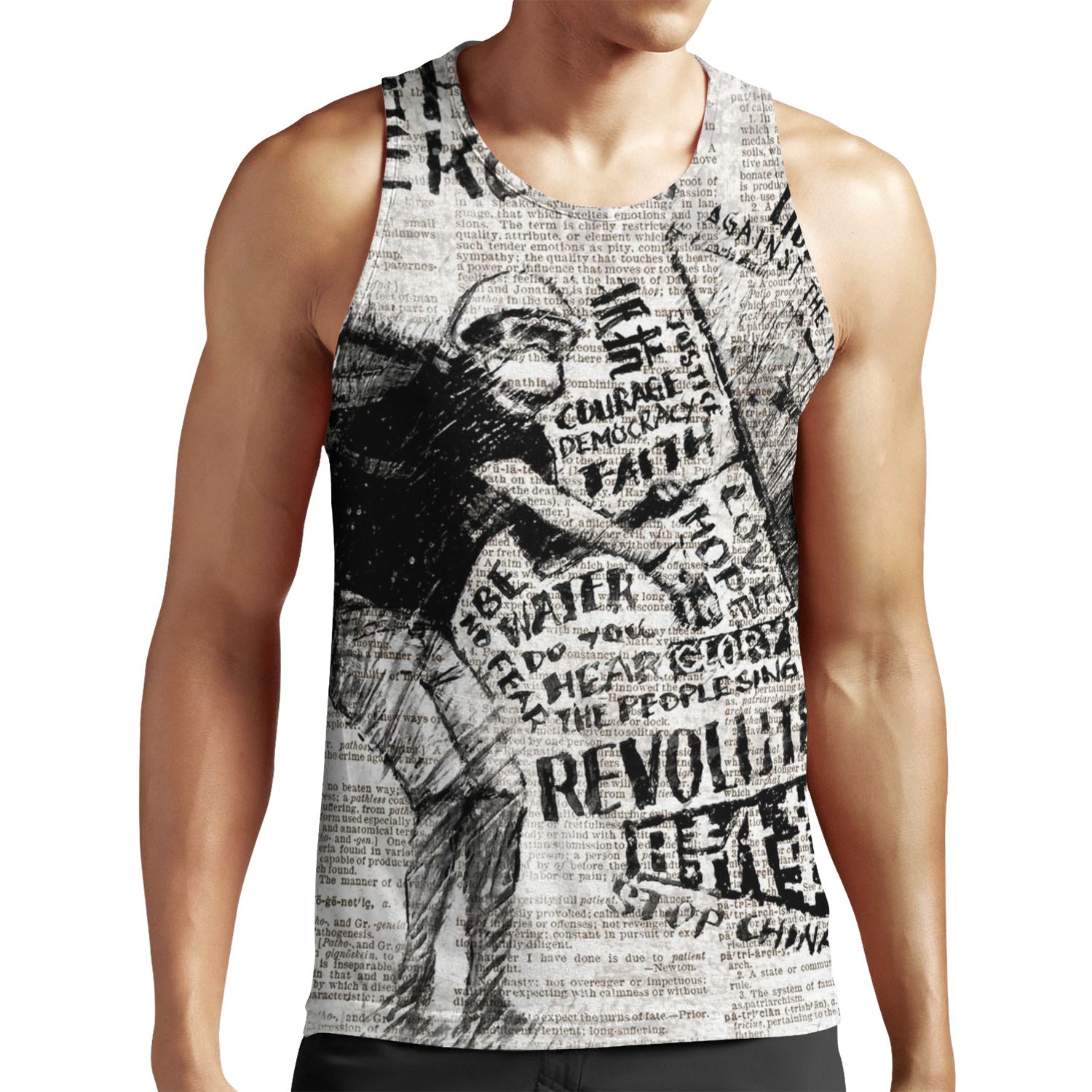 Free Hong Kong All-over-print Unisex Tank Top