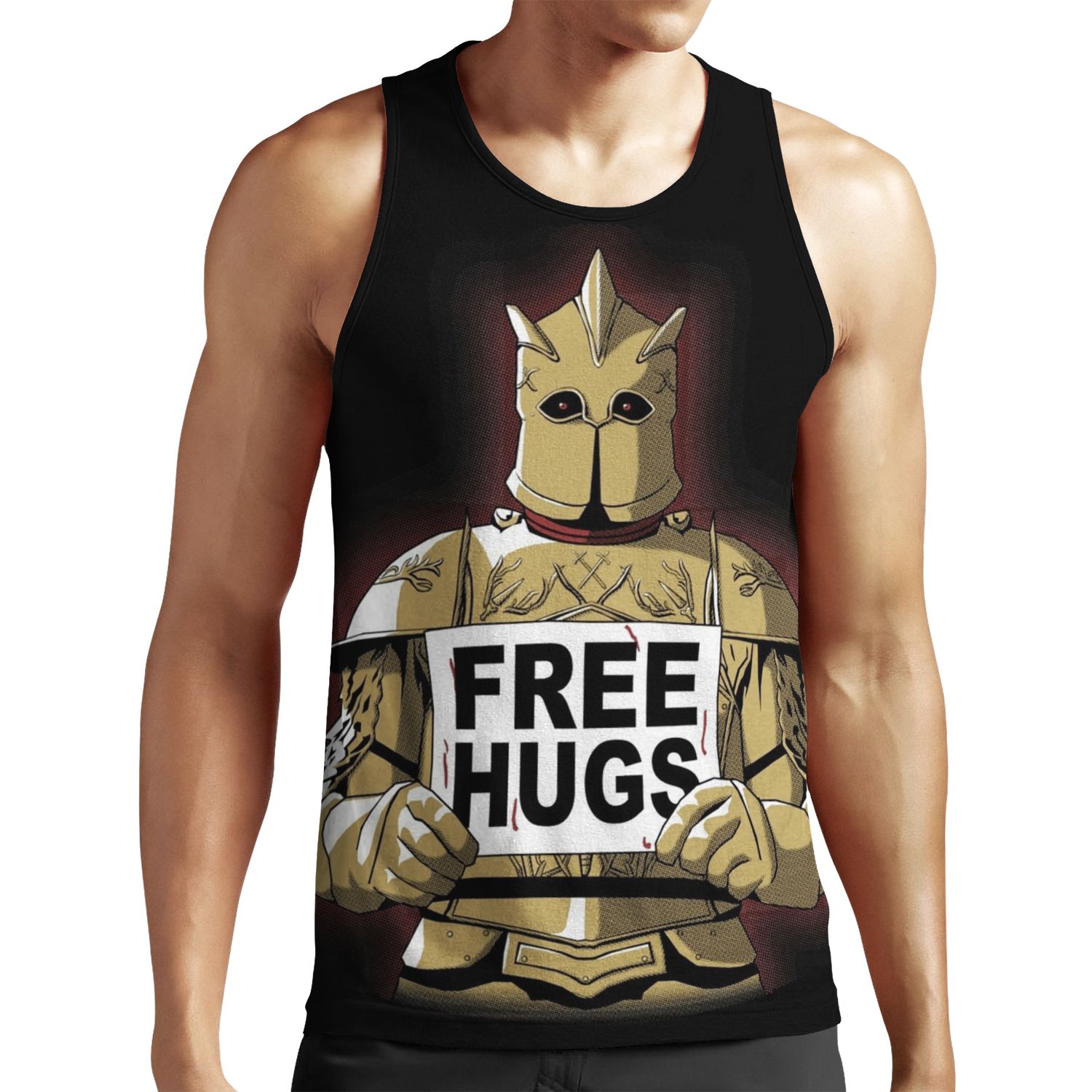 Free Hugs By The Mountain All-over-print Unisex Tank Top