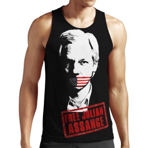 Free Julian Assange All-over-print Unisex Tank Top