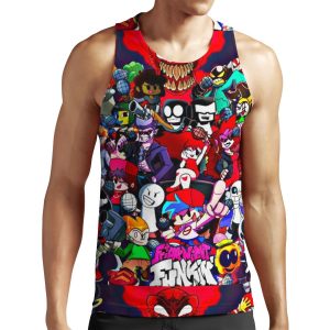 Friday Night Funkin Characters Fnf Game All-over-print Unisex Tank Top