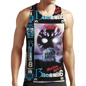 Friday The 13Th Part Vi Jason Lives Japanese Vhs All-over-print Unisex Tank Top