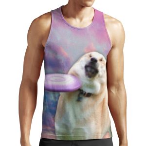 Frisbee Doge All-over-print Unisex Tank Top