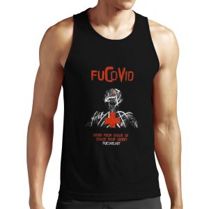 Fucovid Sculpture Head All-over-print Unisex Tank Top