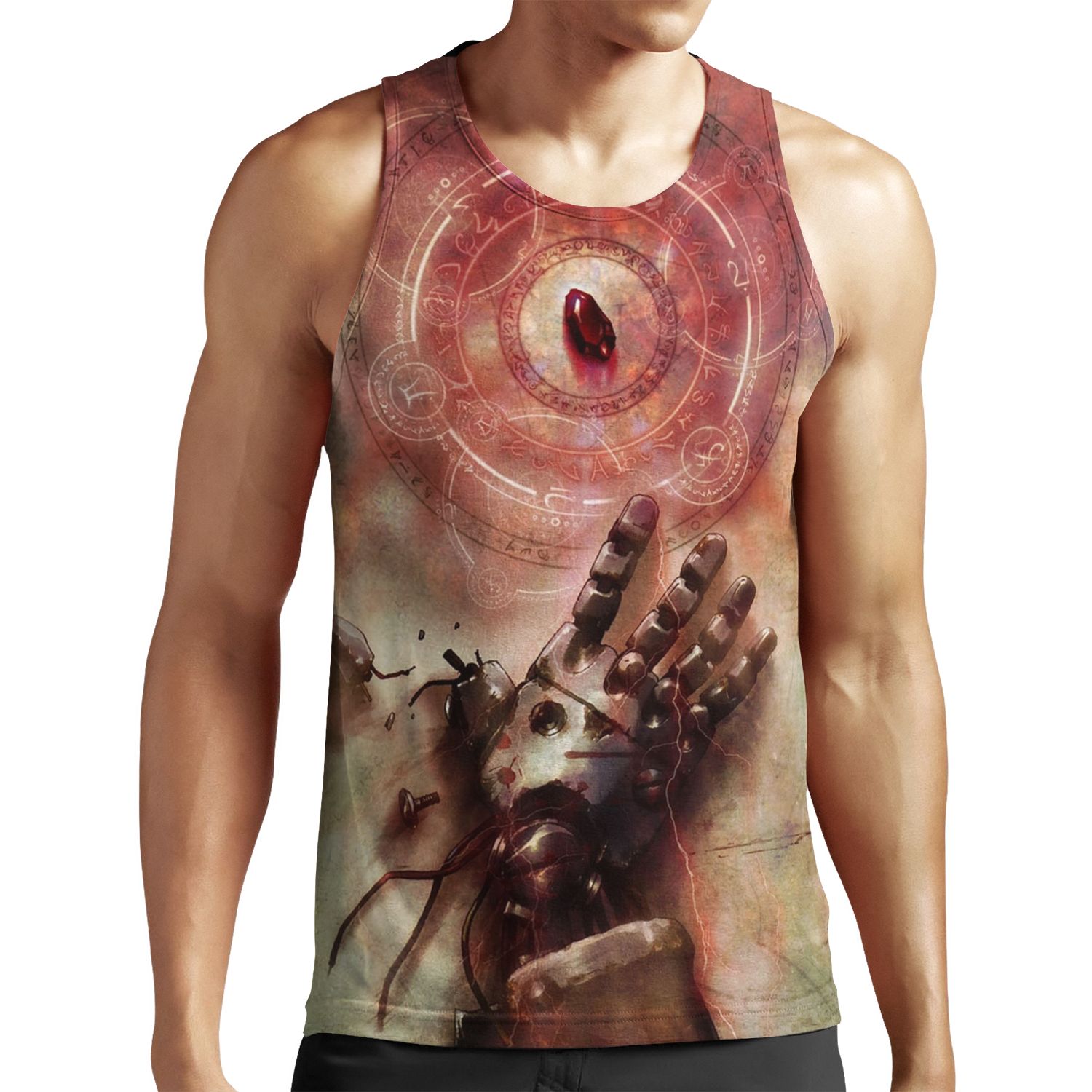 Full Metal Alchemist Philosopher Stone All-over-print Unisex Tank Top