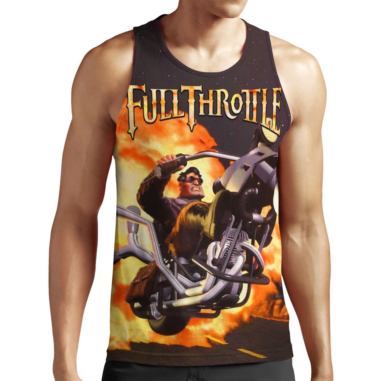 Full Throttle High Contrast All-over-print Unisex Tank Top