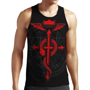 Fullmetal Alchemist Flamel All-over-print Unisex Tank Top