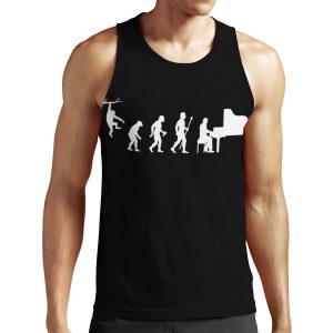 Funny Piano Evolution All-over-print Unisex Tank Top