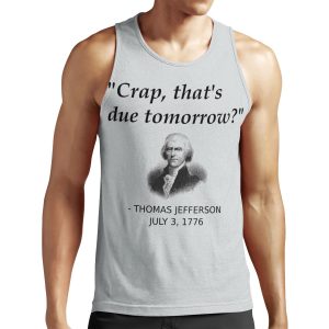 Funny Thomas Jefferson Independence Day Usa History All-over-print Unisex Tank Top