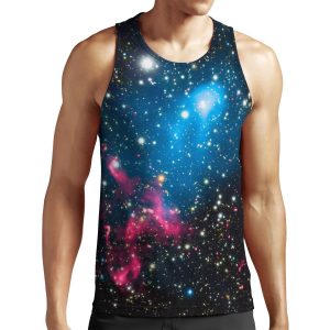 Galaxies Colliding In Space All-over-print Unisex Tank Top
