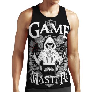 Game Master White All-over-print Unisex Tank Top