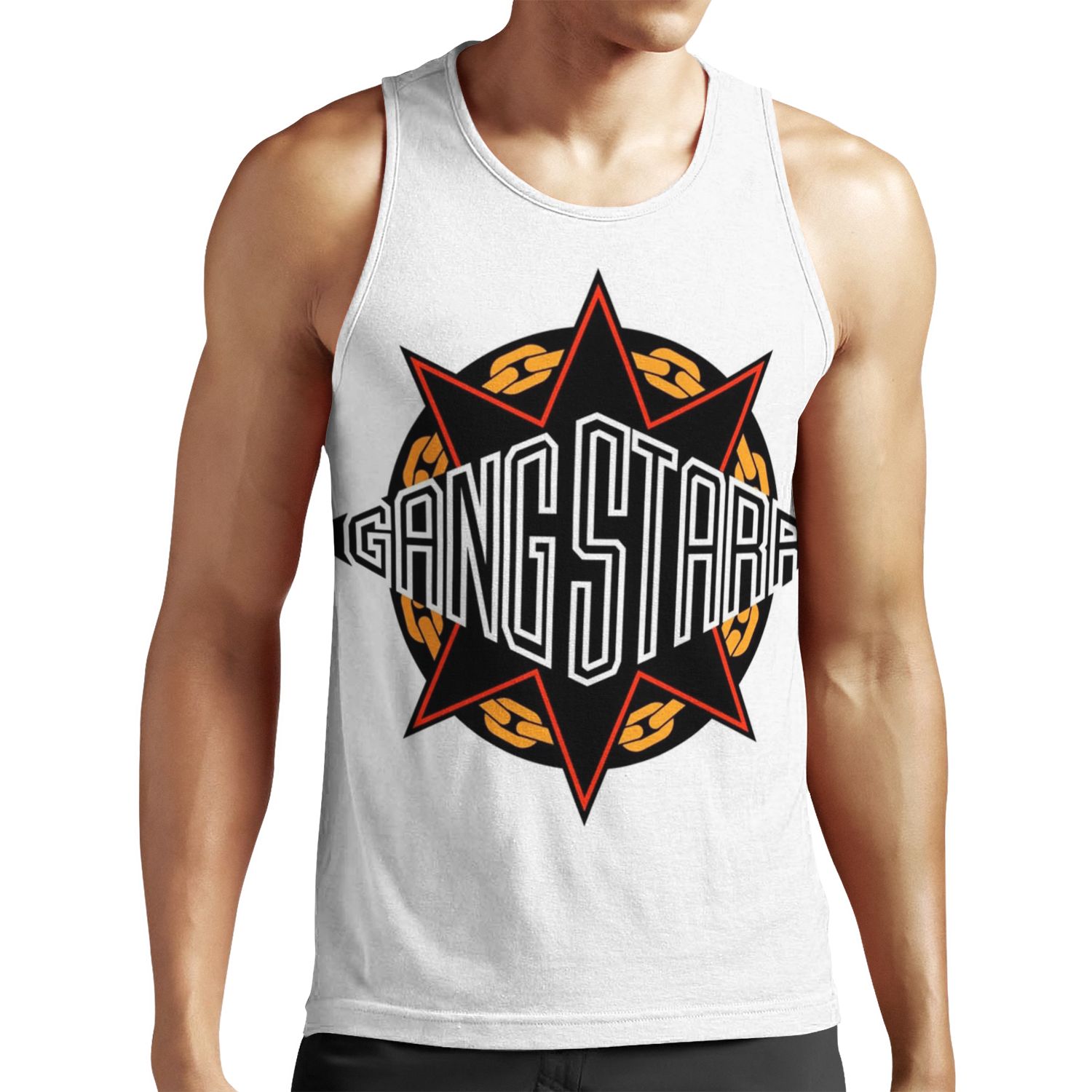 Gangstarr Logo All-over-print Unisex Tank Top