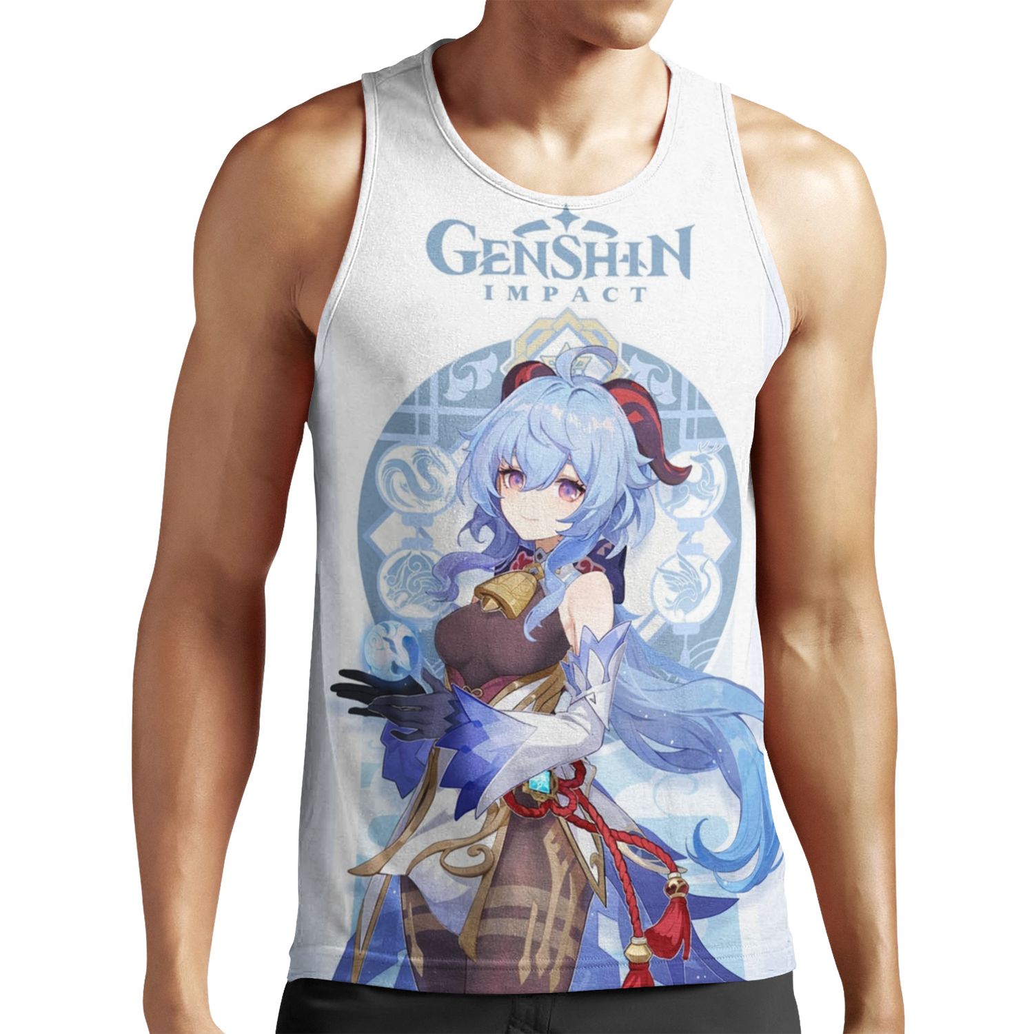 Ganyu Genshin Impact All-over-print Unisex Tank Top