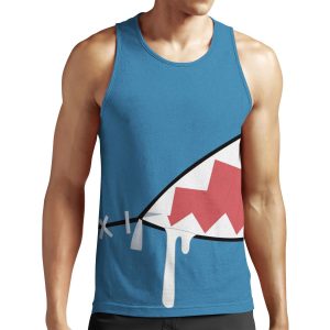 Gawr Gura Shark Mouth All-over-print Unisex Tank Top