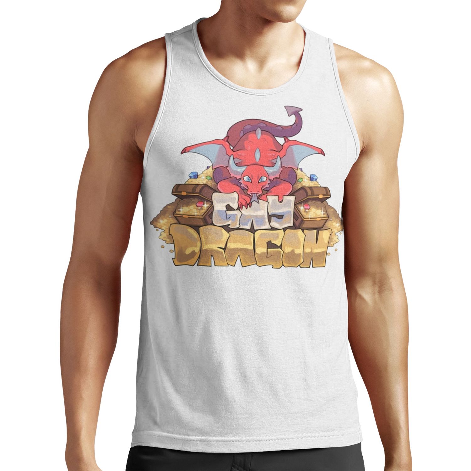 Gay Dragon All-over-print Unisex Tank Top