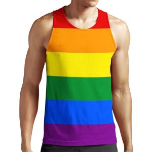 Gay Pride Flag Rainbow All-over-print Unisex Tank Top