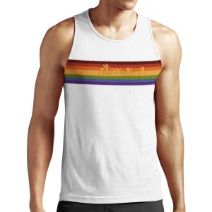 Gay Pride Rabbits All-over-print Unisex Tank Top