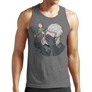 Geralt Face Palm All-over-print Unisex Tank Top