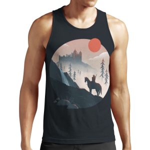 Geralt On The Ride All-over-print Unisex Tank Top