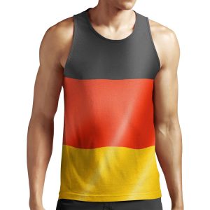 German Flag All-over-print Unisex Tank Top