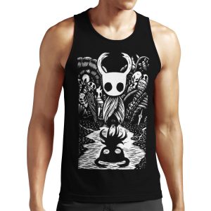 Ghost Knight Graphic Art Hollow Knight Funny Game All-over-print Unisex Tank Top