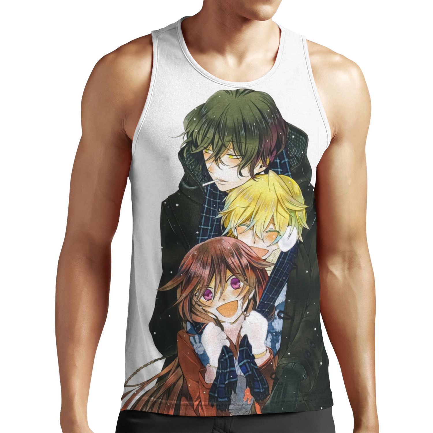 Gil Oz And Alice Pandora Hearts All-over-print Unisex Tank Top