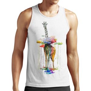 Giraffe All-over-print Unisex Tank Top