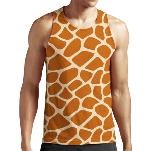 Giraffe Print Pattern Animal Print All-over-print Unisex Tank Top