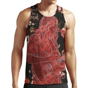 Girl In Red All-over-print Unisex Tank Top