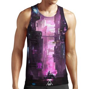 Gits Cyberpunk 2 All-over-print Unisex Tank Top